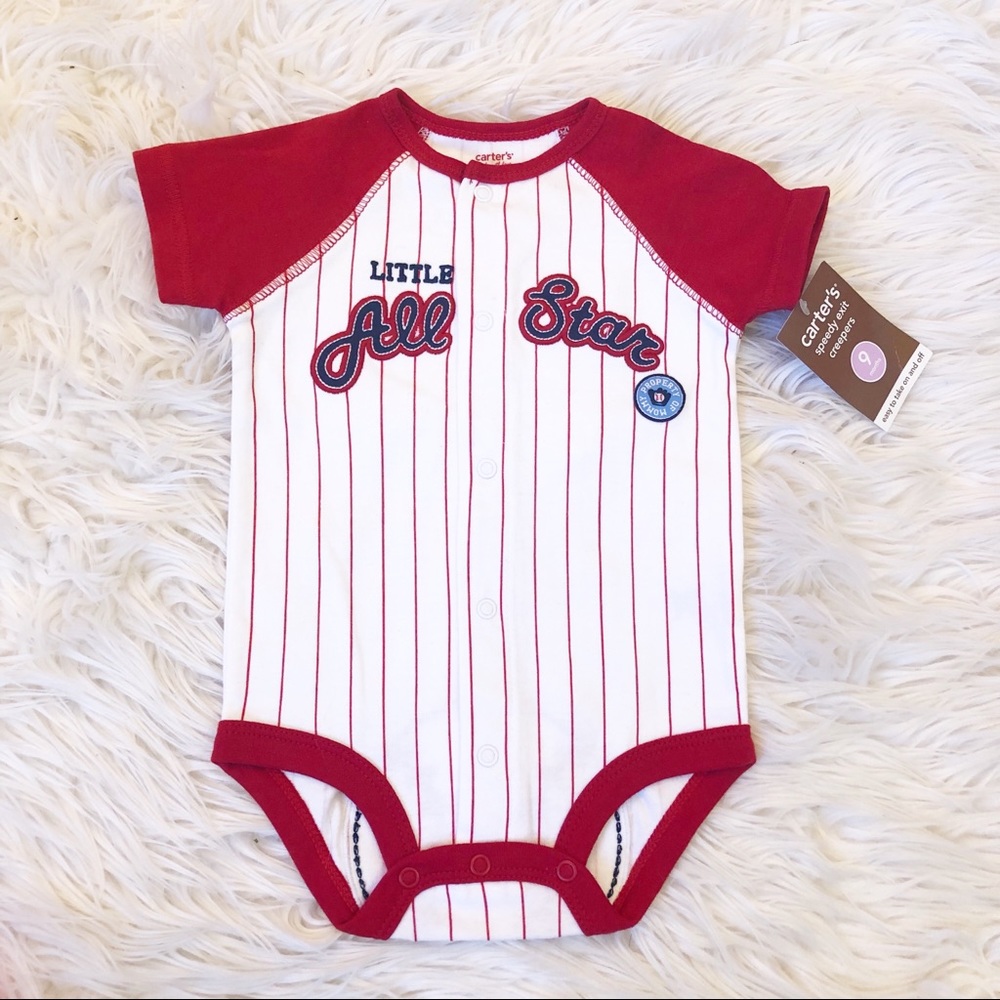 NWT Carter’s onesie, sz 9 months